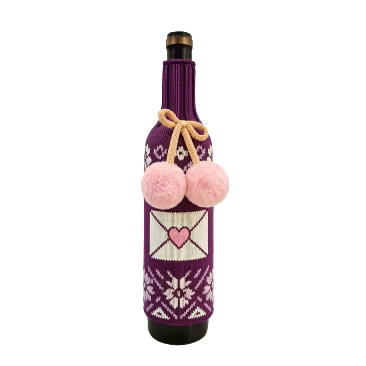 Custom Knitted Wine Bottle Sleeve