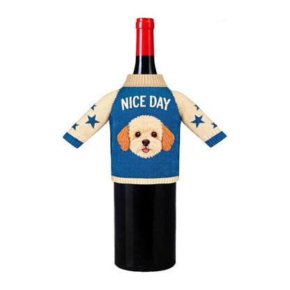 Custom Motif Wine Bottle Sleeve