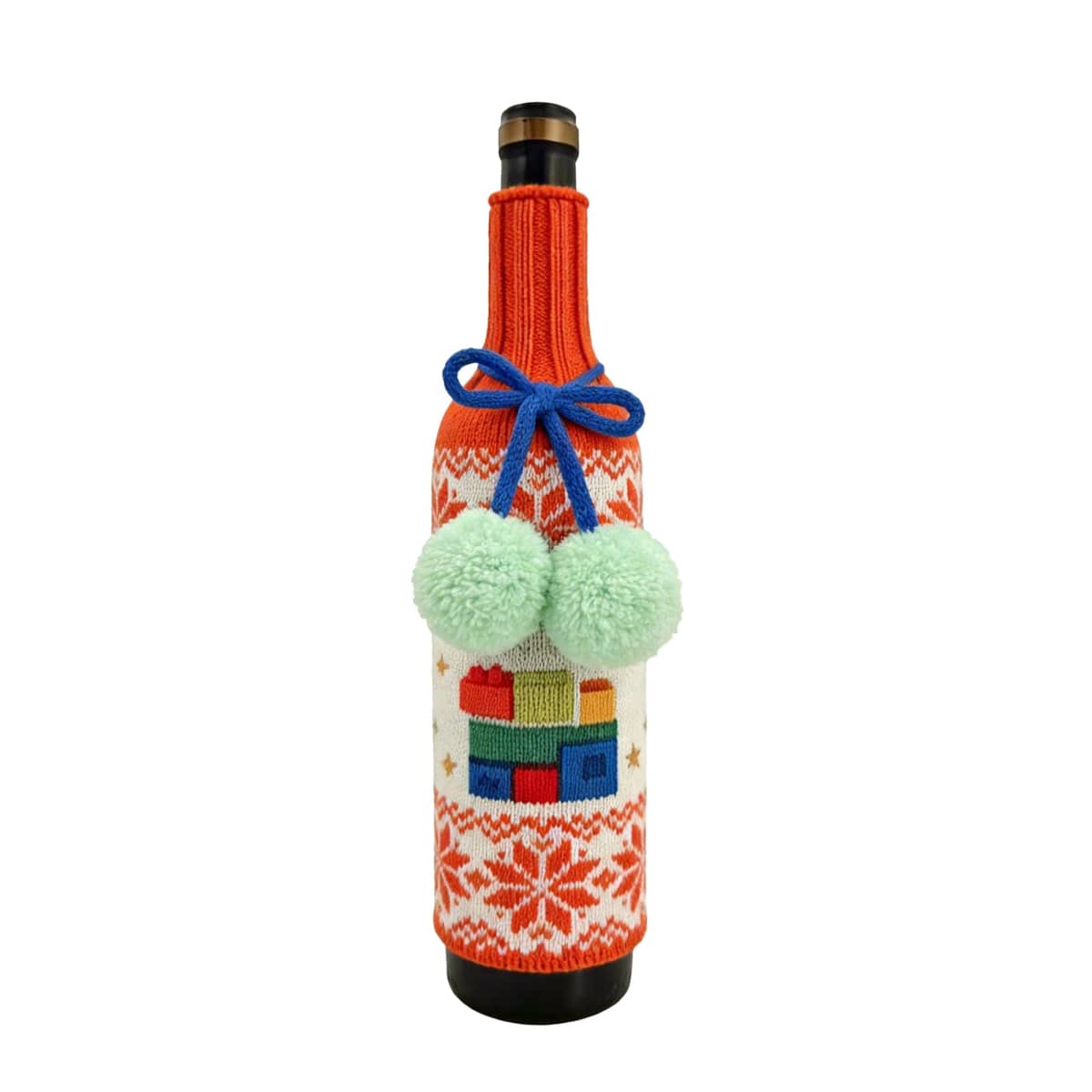 Custom Knitted Wine Bottle Sleeve