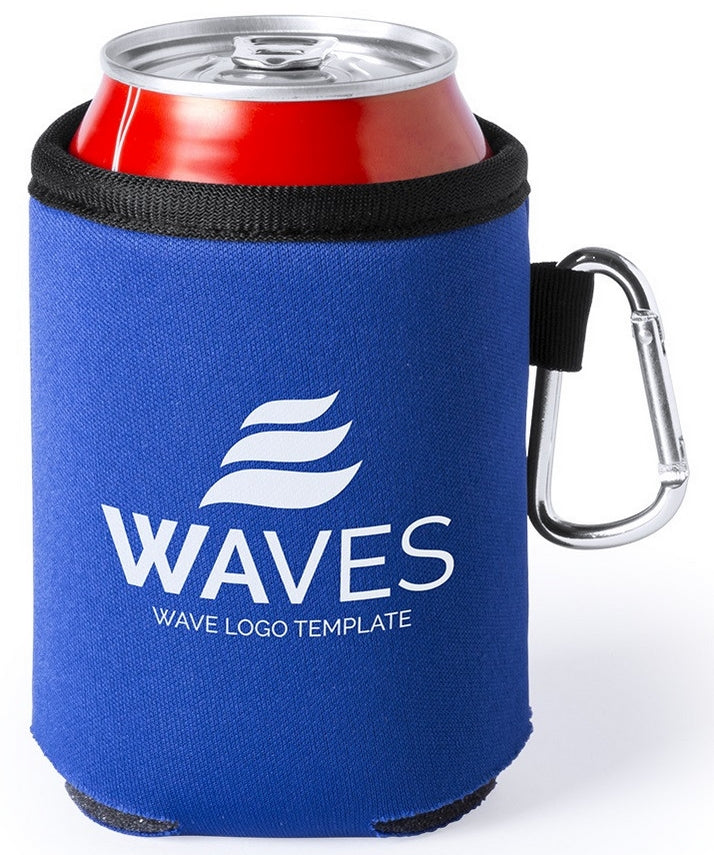 Basic Soft Shell Can Coolers With Logo Lanyard Personalised Stubby Holders