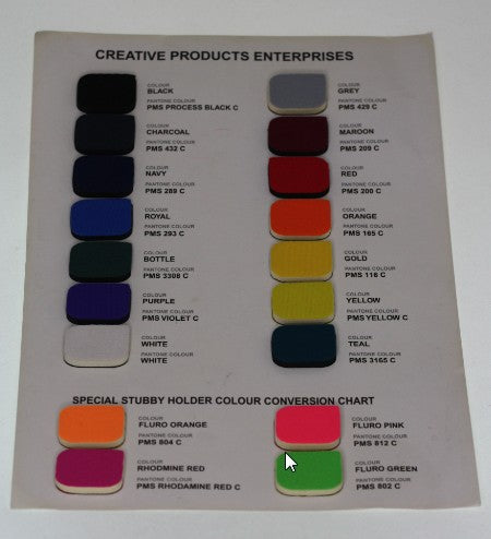 Reversible Double Sided Bottle Cooler Colours